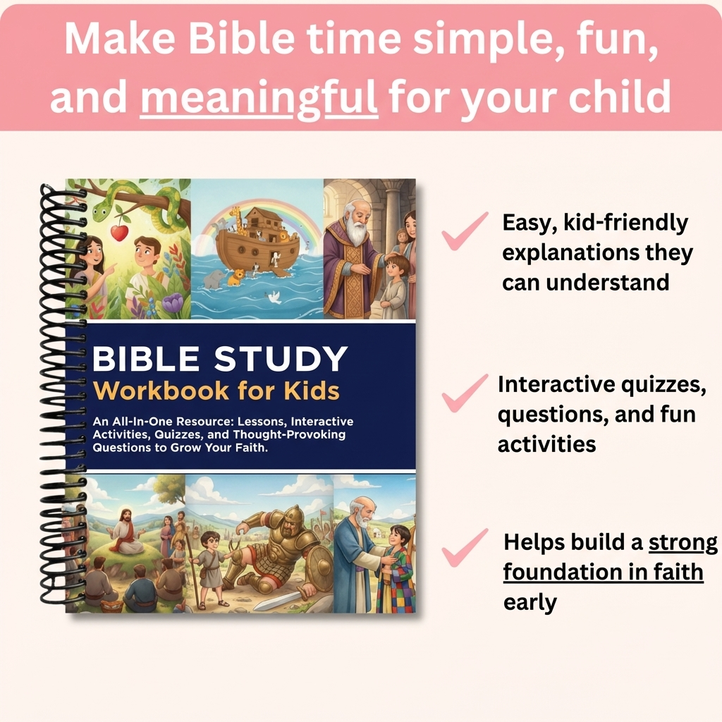 Bible Study Workbook For Kids