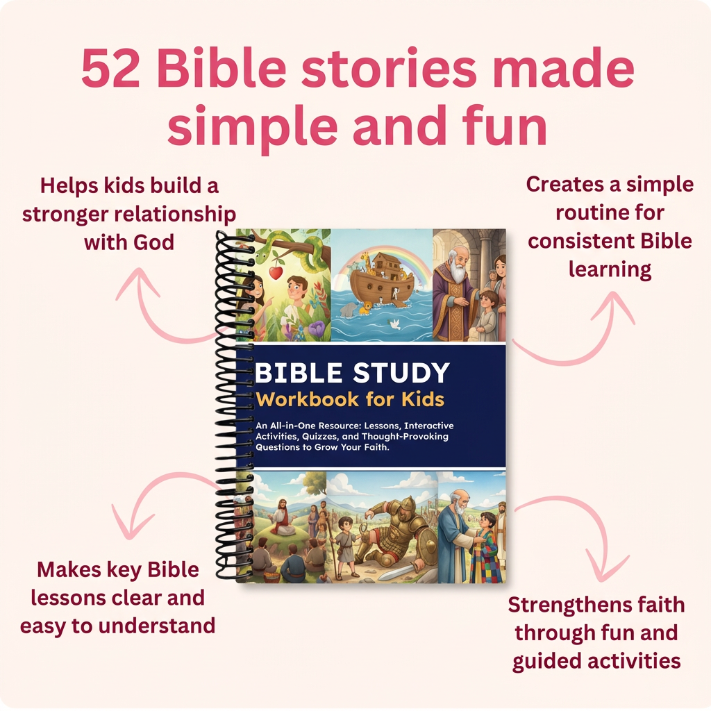Bible Study Workbook For Kids